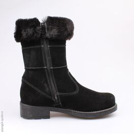 662124-51 Сапожки для девочки черный фото №2