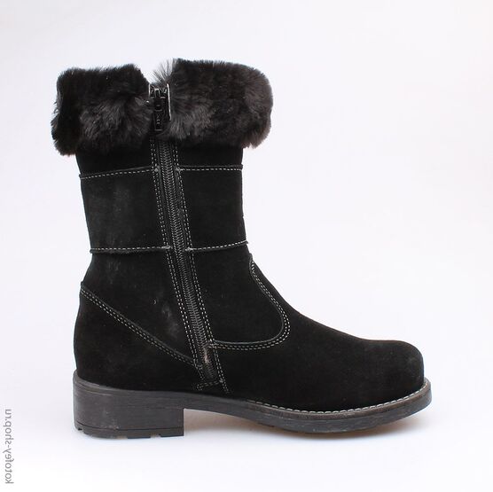 662124-51 Сапожки для девочки черный фото №2