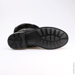 662124-51 Сапожки для девочки черный фото №3