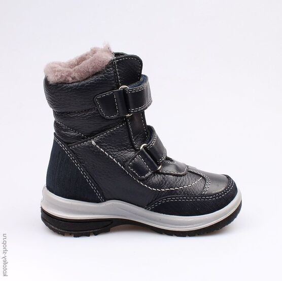 252121-51 Зимние ботинки на липучках для мальчики светло-синий фото №2