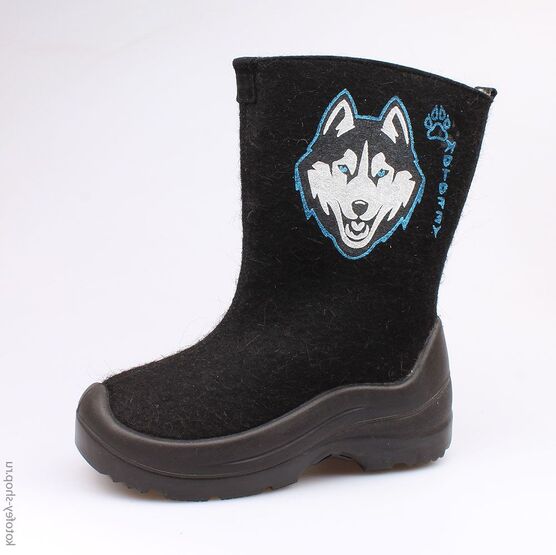 567049-42 Валенки для мальчики черный