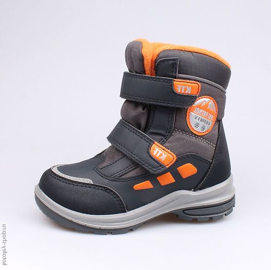 454946-42 Мембранные ботинки для мальчики сер-ора