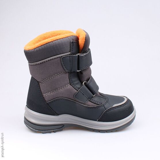 454946-42 Мембранные ботинки для мальчики сер-ора фото №2