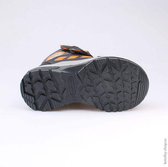 454946-42 Мембранные ботинки для мальчики сер-ора фото №3