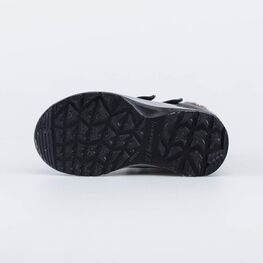 452099-52 Зимние ботинки на липучках для мальчики черный фото №3