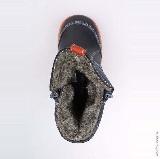 262065-41 Сапожки для мальчики светло-синий фото №4