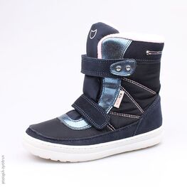 654950-41 Мембранные ботинки для девочки светло-синий