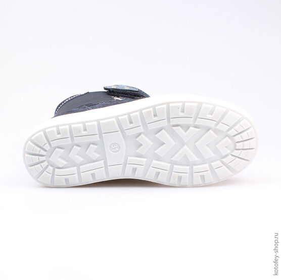 654950-41 Мембранные ботинки для девочки светло-синий фото №3