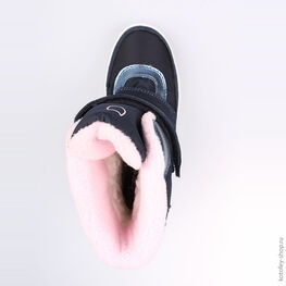 654950-41 Мембранные ботинки для девочки светло-синий фото №4