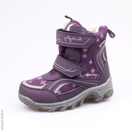 454975-42 Мембранные ботинки для девочки фиолетовый