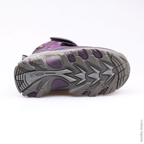 454975-42 Мембранные ботинки для девочки фиолетовый фото №3