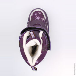 454975-42 Мембранные ботинки для девочки фиолетовый фото №4