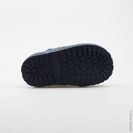 162037-41 Сапожки для мальчики светло-синий фото №3