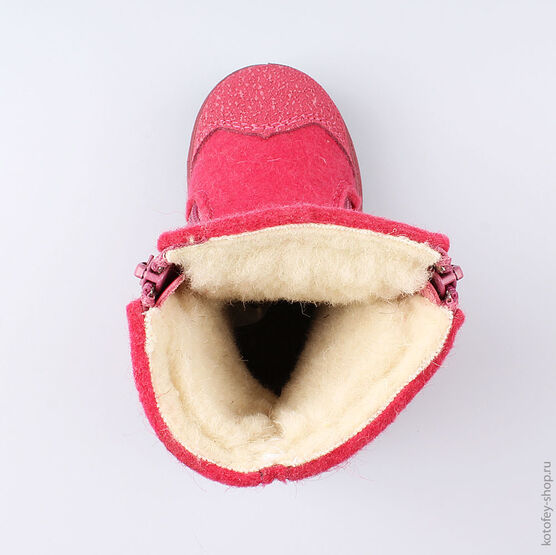 367095-41 Валенки для девочки фуксия фото №4