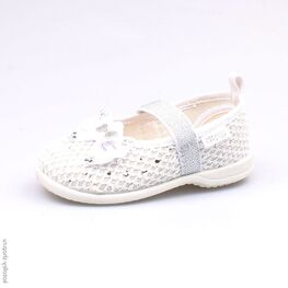 131067-11 Текстильная обувь для девочки серебристый