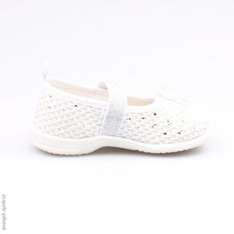 131067-11 Текстильная обувь для девочки серебристый фото №2