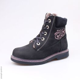 652094-51 Сапожки для девочки светло-синий