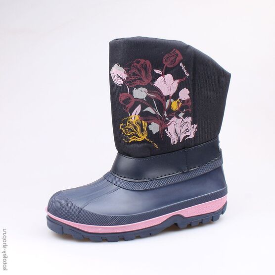 664031-41 Сноубутсы для девочки светло-синий