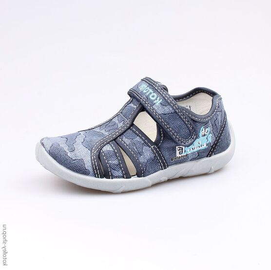 421021-11 Сандалии текстильные для мальчики светло-синий