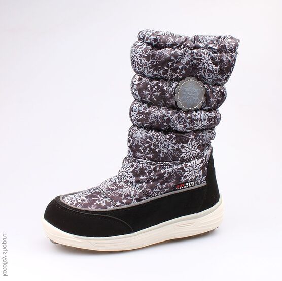 664918-41 Мембранные сапожки для девочки черный