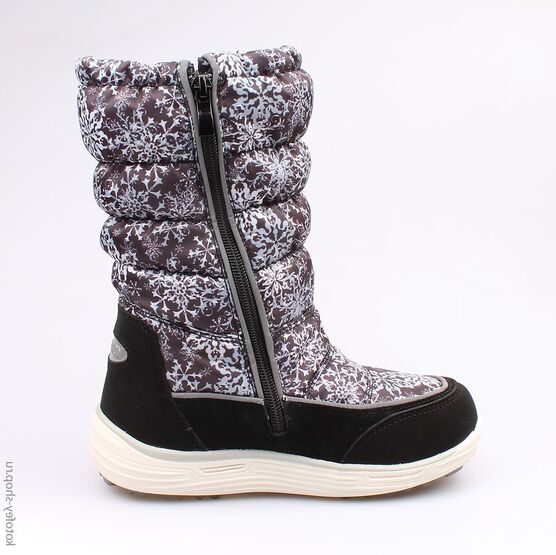 664918-41 Мембранные сапожки для девочки черный фото №2