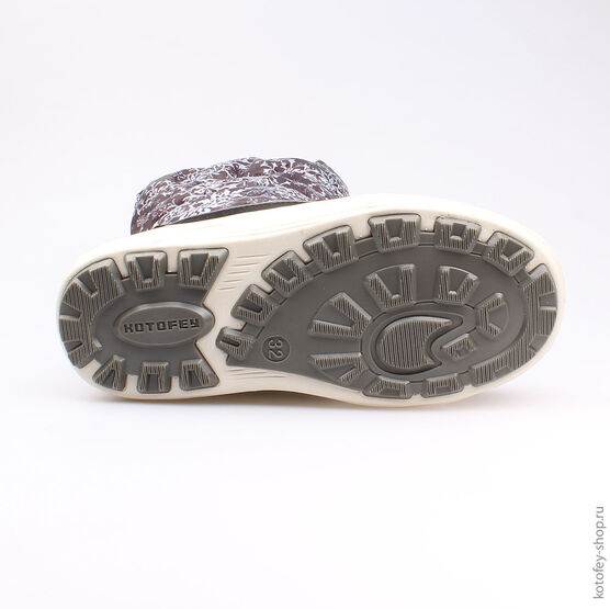 664918-41 Мембранные сапожки для девочки черный фото №3