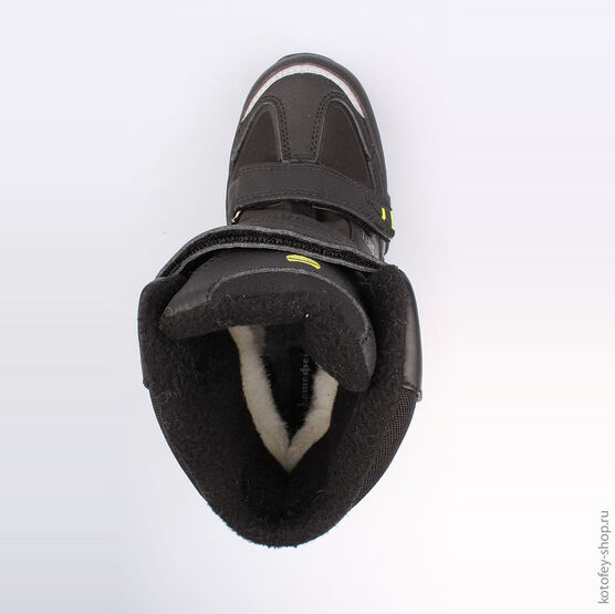 654946-41 Мембранные ботинки для мальчики чер-сал фото №4