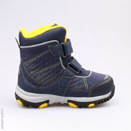 454977-42 Мембранные ботинки для мальчики син-жел фото №2