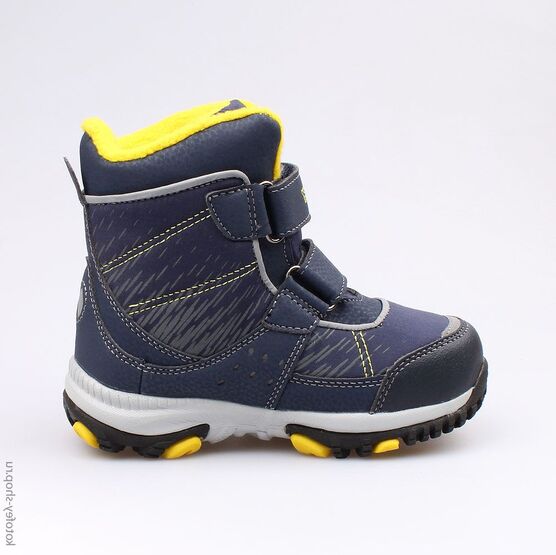 454977-42 Мембранные ботинки для мальчики син-жел фото №2
