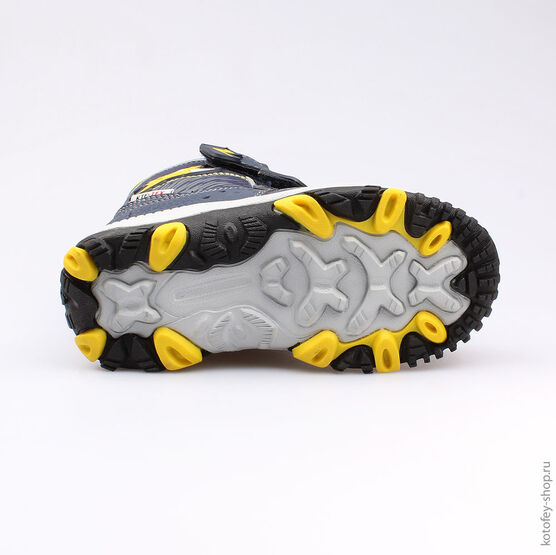 454977-42 Мембранные ботинки для мальчики син-жел фото №3