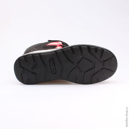 654949-41 Мембранные ботинки для девочки чер-крл фото №3