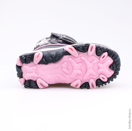 254934-44 Мембранные ботинки для девочки син-роз фото №3