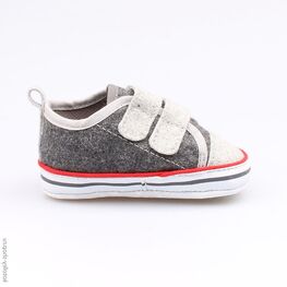 001064-11 Пинетки для мальчики серый фото №2