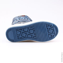 464915-43 Мембранные сапожки для девочки светло-синий фото №3