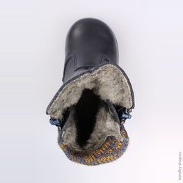 362088-41 Сапожки для мальчики светло-синий фото №4