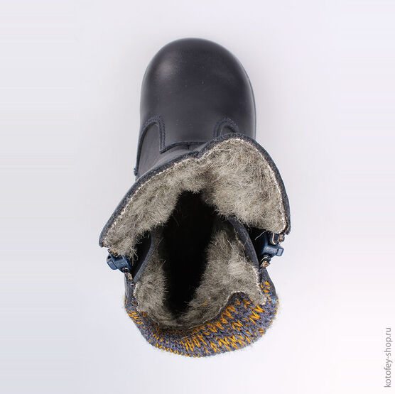 362088-41 Сапожки для мальчики светло-синий фото №4