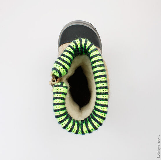 267020-41 Валенки для мальчики серый фото №4