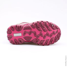 464917-42 Мембранные сапожки для девочки бордовый фото №3