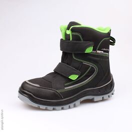 754927-41 Мембранные ботинки для мальчики чер-зел