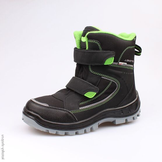 754927-41 Мембранные ботинки для мальчики чер-зел
