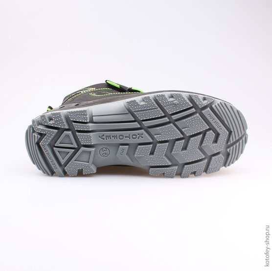 754927-41 Мембранные ботинки для мальчики чер-зел фото №3