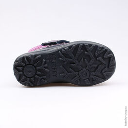 252113-53 Сапожки для девочки светло-синий фото №3