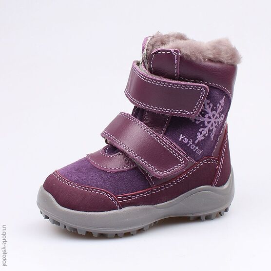 352161-52 Сапожки для девочки фиолетовый