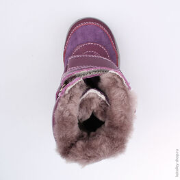 352161-52 Сапожки для девочки фиолетовый фото №4