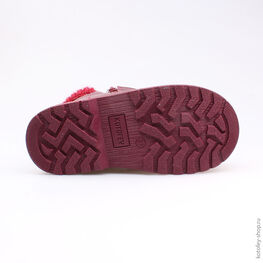 362086-41 Сапожки для девочки бордовый фото №3