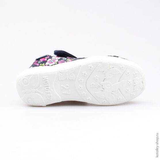 421019-11 Босоножки текстильные для девочки светло-синий фото №3