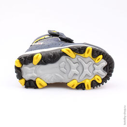 254950-42 Мембранные ботинки с LED-подсветкой для мальчики син-жел фото №3