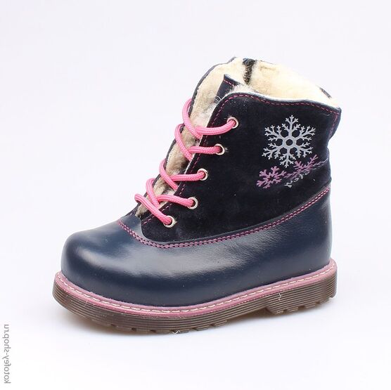 352160-41 Сапожки для девочки светло-синий