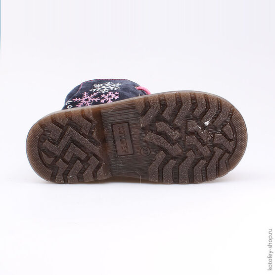 352160-41 Сапожки для девочки светло-синий фото №3