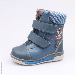 152187-51 Сапожки для мальчики светло-синий